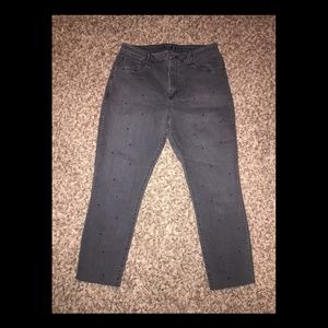 Abercrombie & Fitch Simone High Rise Ankle Jeans